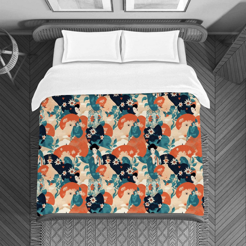 Machine Printed Duvet Cover, Twin Duvet Cover