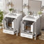 Meuble-lavabo 48 po avec lavabo encastré intégré-995490623
