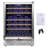 51 Bottles Wine Cooler Refrigerator,Freestanding Compact Wine Fridge with Digital Control for Fridge With 40-66F Digital Temperature Control Glass Door