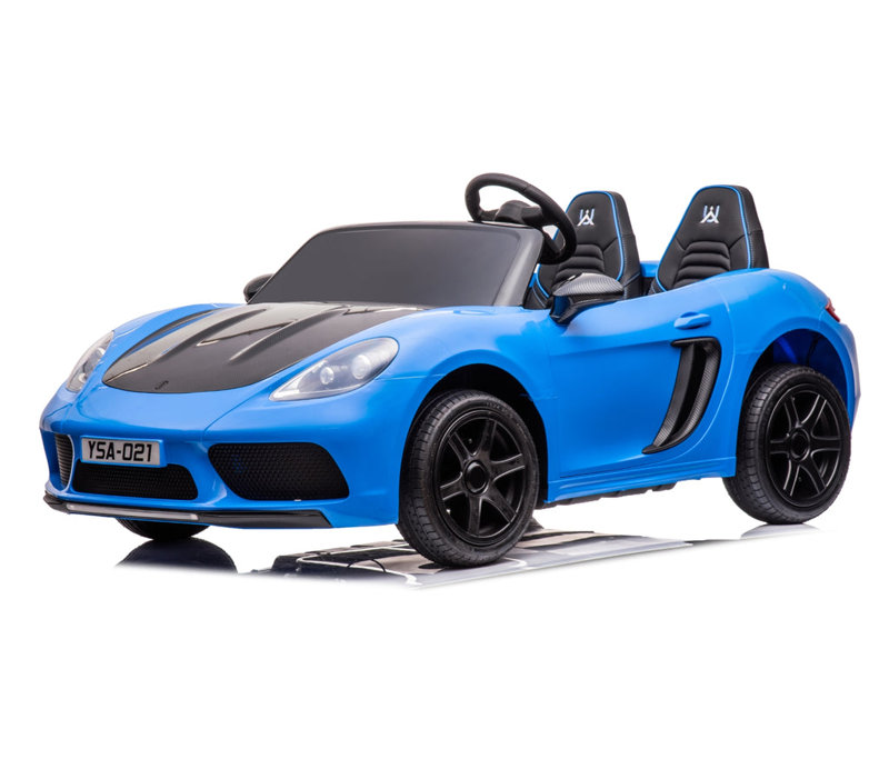 Voiture à piles, Bleu