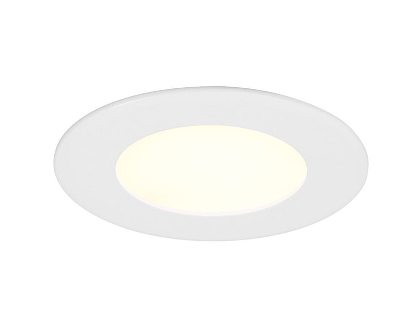 Garniture ronde coupe-feu mince 1 lumière 8W Midway 3W - 5CCT