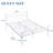 Kempst 14 Inch Queen Size Metal Platform Bed with Headboard and Footboard, Heavy Duty Mattress Foundation with Steel Slats Support, No Box Spring Needed, Under Bed Storage-828030360-932752098