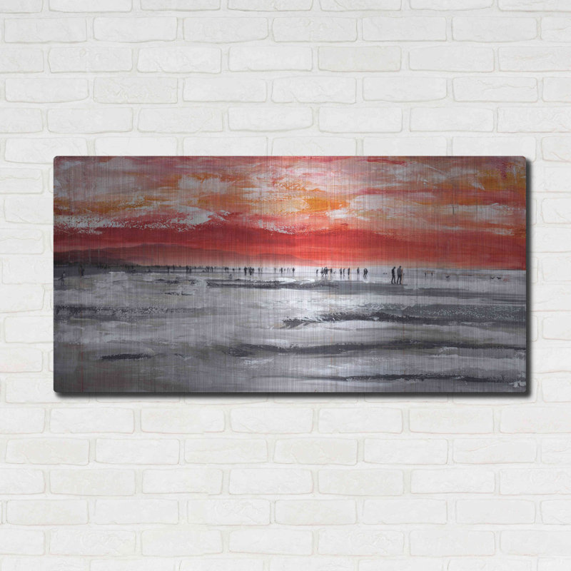 «Beach IV» par Summer, H 24 po x l 48 po