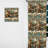 Gold Popart Chic Designer Luggage - Glam Feather Curtain - Velvet Room Darkening - 1 panel-107596906