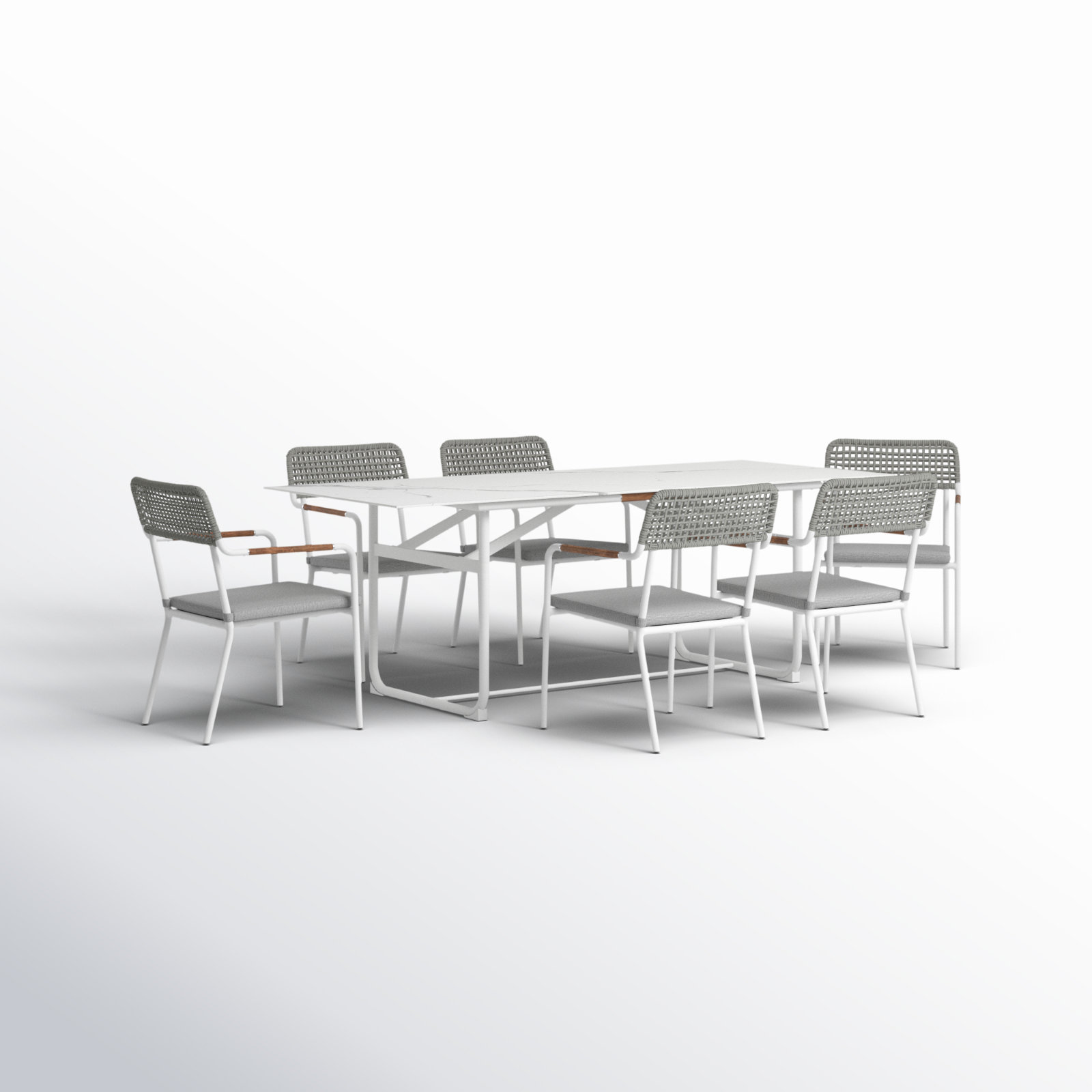 Dean 87" Patio Dining Set