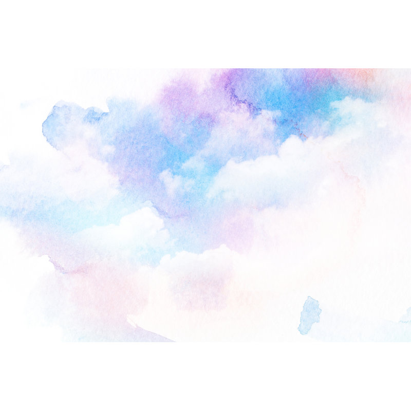 Illustration aquarelle - peinture sur toile tendue, H 32 po x l 48 po