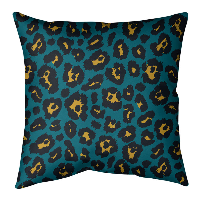 Housse et insert de coussin extérieur Fly, 18" x 18", Bleu/jaune
