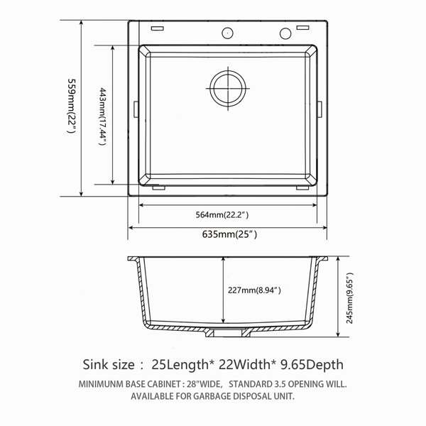 Dimensions du produit