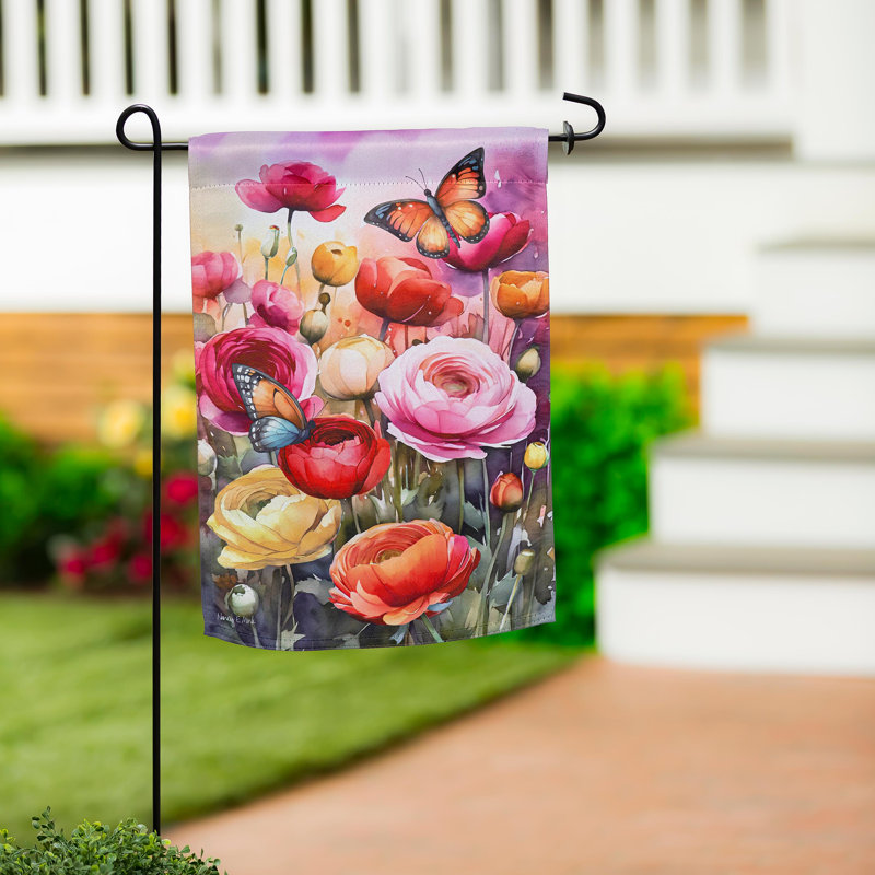 Drapeau de jardin en suède Sunset Garden