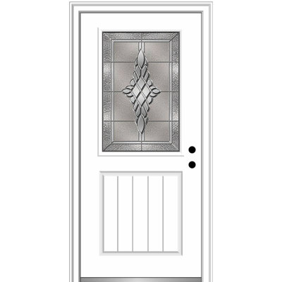 Grace 80'' Fiberglass Front Entry Doors