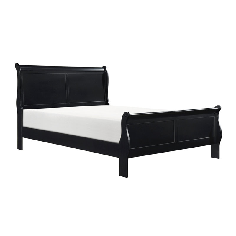 Mobilier de chambre à coucher de style Louis Philippe, Noir