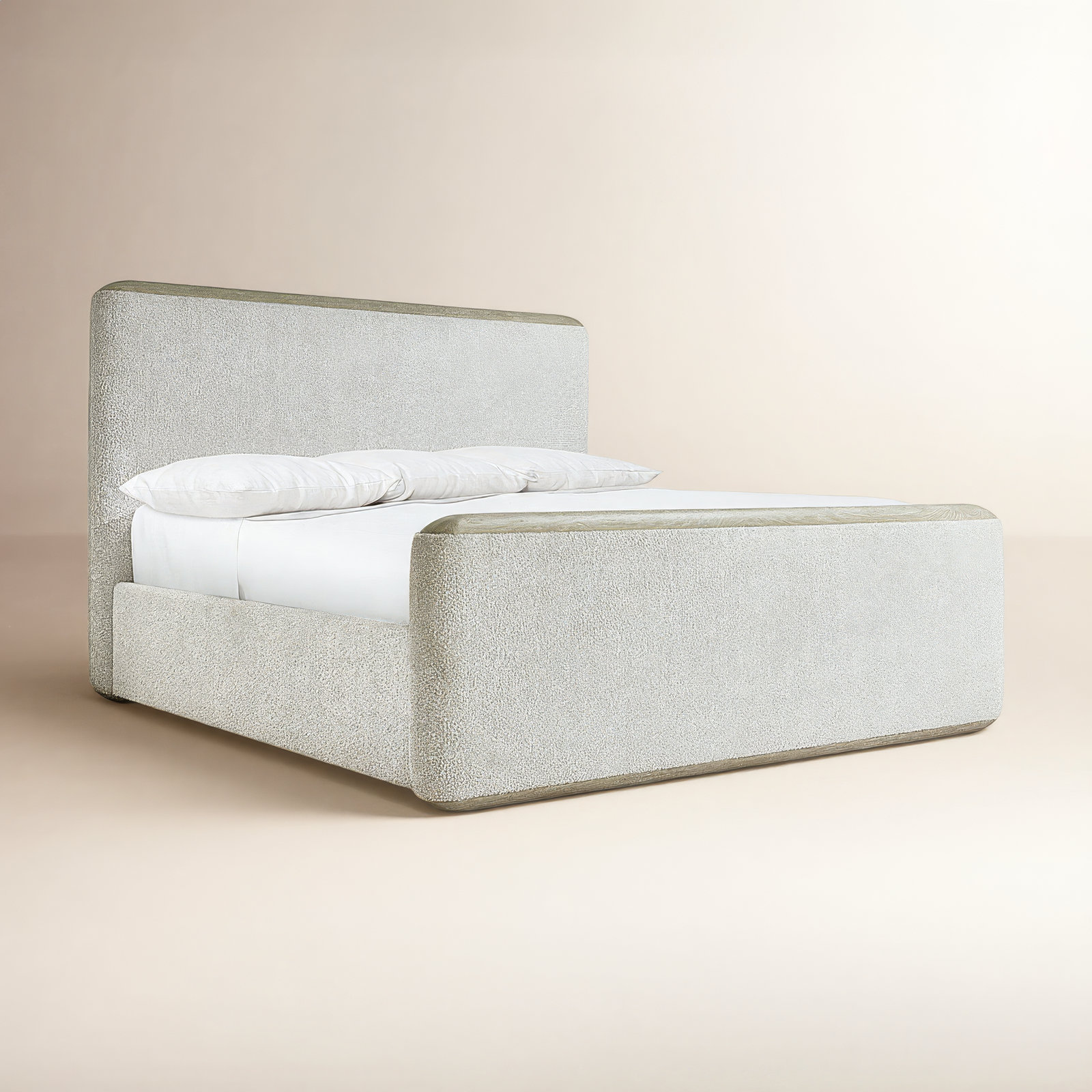Arcadia Upholstered Panel Bed, King