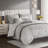 10 Piece Queen Jacquard Comforter Set