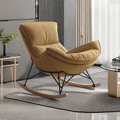 Chaise berçante de salon nordique simple