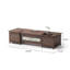 Bureau de direction brun simple et moderne de style chinois 125,98 "-1716797873