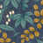 Bleu marine / ochre