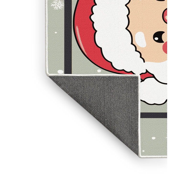 Tapis vacances de Noël The Holiday Aisle®, Tapis de couloir 2 pi x 4 pi