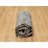 8'x9'10" Intense Grey Transitional Erased Silk with Wool Hand Knotted Rug 8ED4101A096A4C41A40EEBD9B2858636
