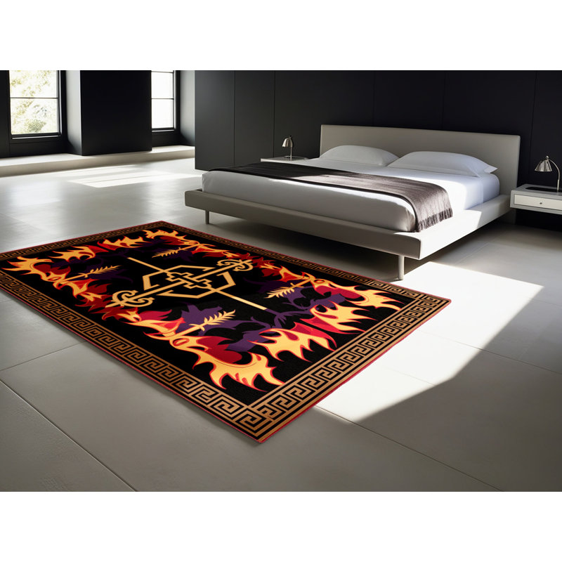 Aurum Mosaic Rug, Rectangle 4' x 6'