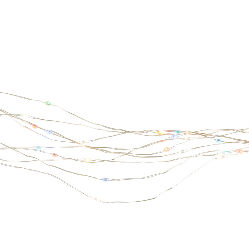 Degnan String Light, Yellow/Blue/Pink