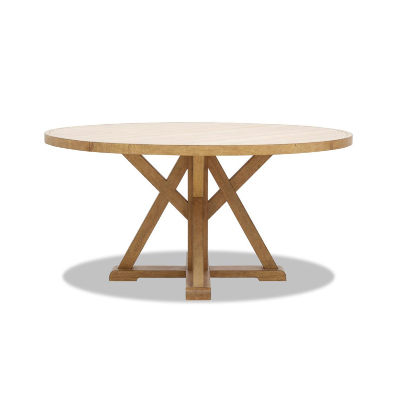Table de bout ronde Mya, Brun