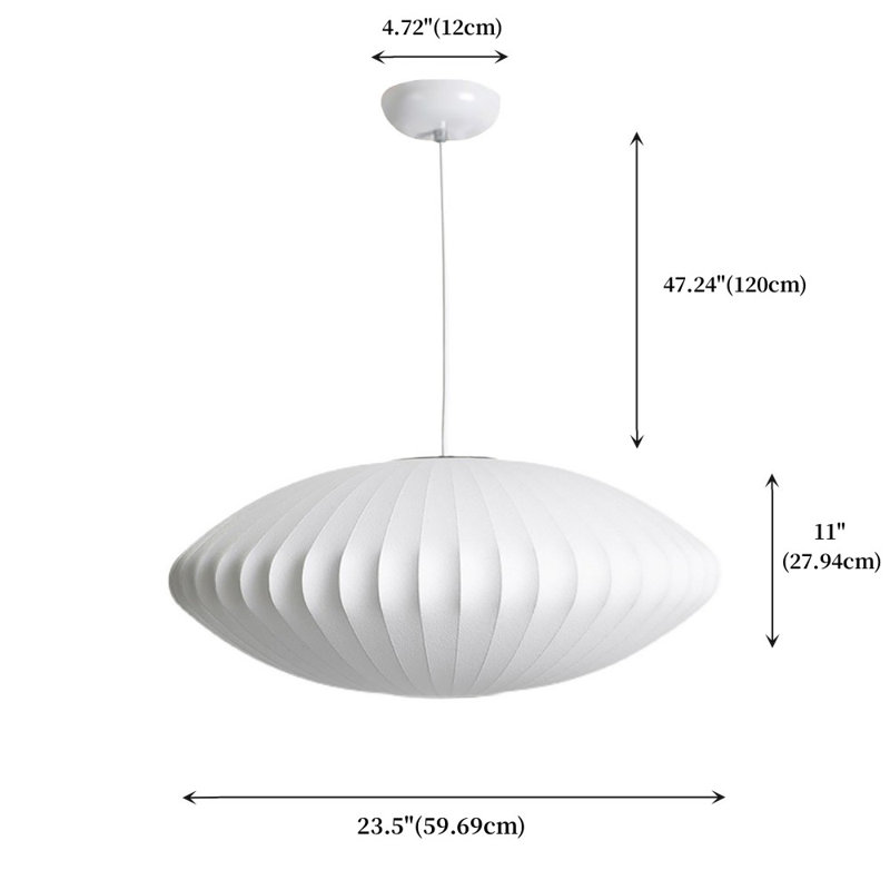 Duvernay Chrome Lantern Pendant Light - Unique UFO Design