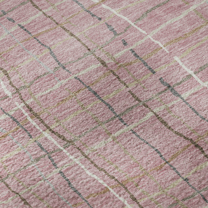 Tapis de qualité supérieure à rayures lavables à la machine AMF998, Rectangulaire 3 pi x 5 pi