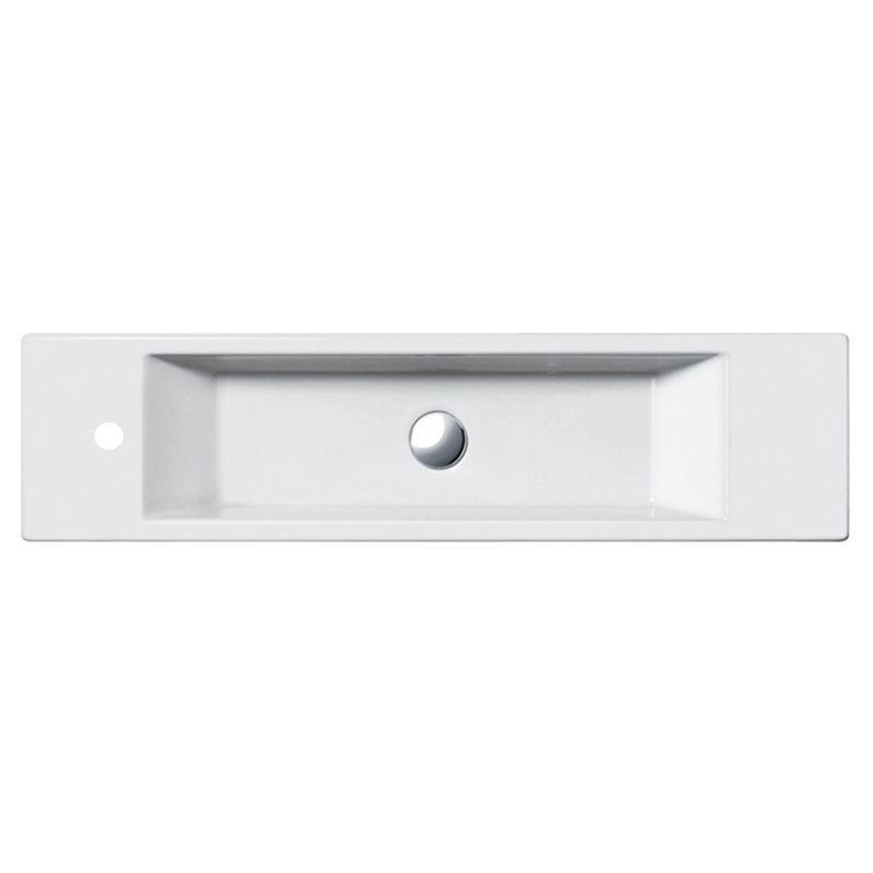 Verso Venticinque 100 39.37'' L Bathroom Sink, Single (Left)