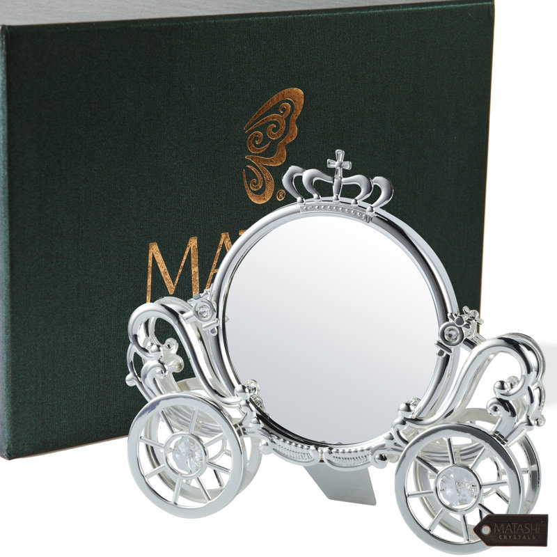 Metal Wall Mirror, Silver