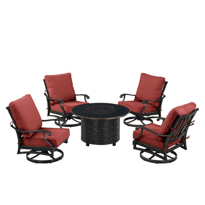 Paigen Outdoor 6 - Piece Conversation Set