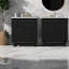 Rangement en bois aggloméré noir moderne
