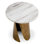 Side Table Nuova Vintage Brass Finish