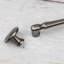 Antique Pewter T-Bar Handle & Coordinating Knob-126282170