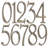 6 in. Surface Mount House Number-15699035-15699034