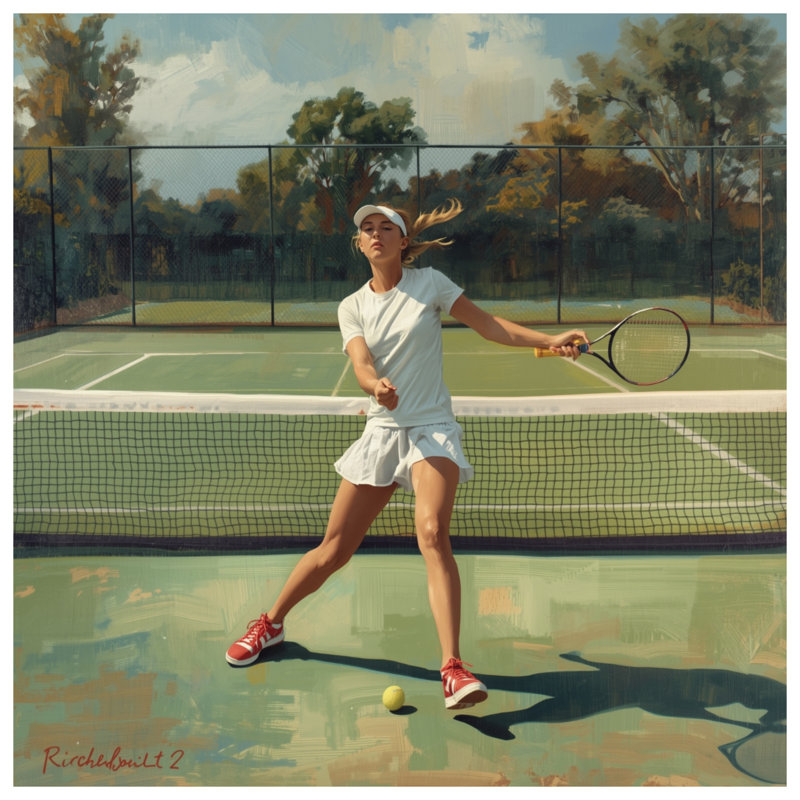 Édredon Action Tennis, Simple extra long