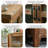 Retro Walnut Solid Wood Sideboard