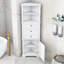  Armoire de salle de bain autoportante à 3 tiroirs et tablettes réglables Nickos-639130488