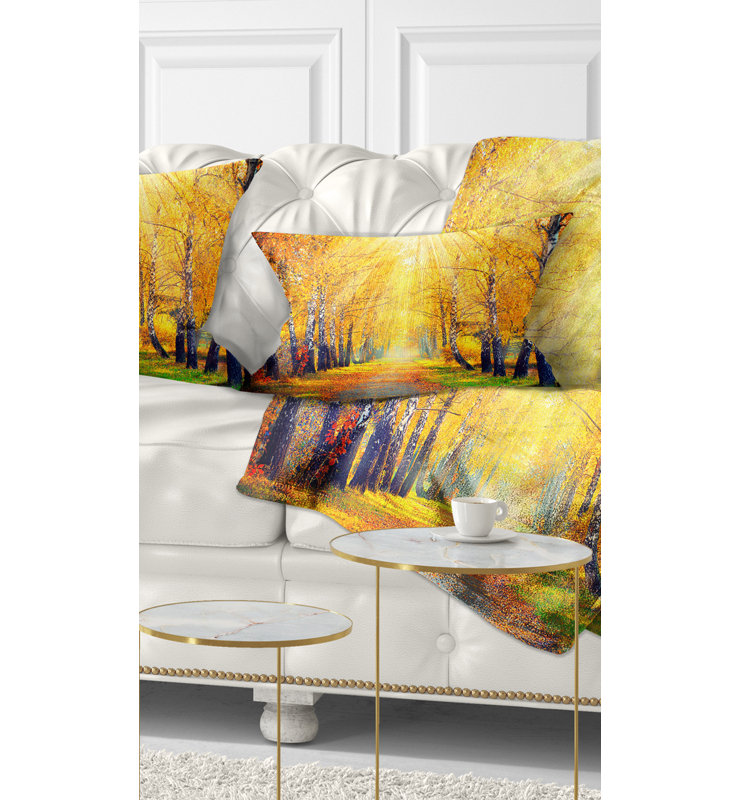 Coussin lombaire Autumn Trees in Sunray