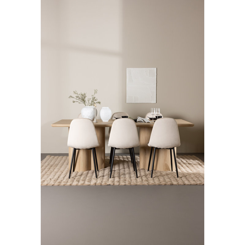 Nitara 6 - Person Dining Set