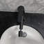 Robinet de lavabo de salle de bain, robinet de lavabo monotrou moderne à poignée simple
