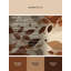 Tapis moelleux moelleux et moelleux à motif d'automne abstrait rustique beige-1909184377