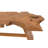 Villicana Teak Wood Handmade Live Edge Top Brown Coffee Table