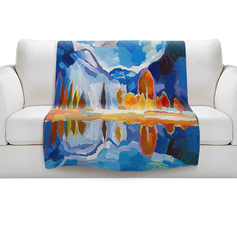 Couverture sherpa doux réfléchissante automne, l 51 po x L 60 po
