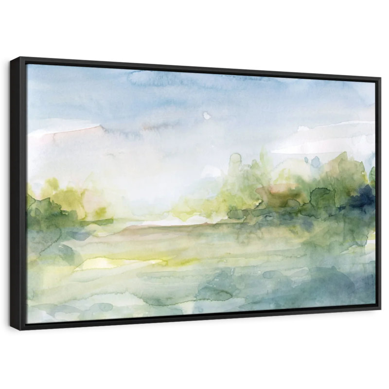 Abstract " Clear Day Canvas Print ", 9" H x 13" W