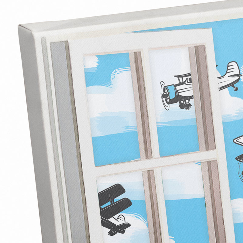 Art sur toile Laleia Planes, H 12 po x l 18 po x P 1,25 po