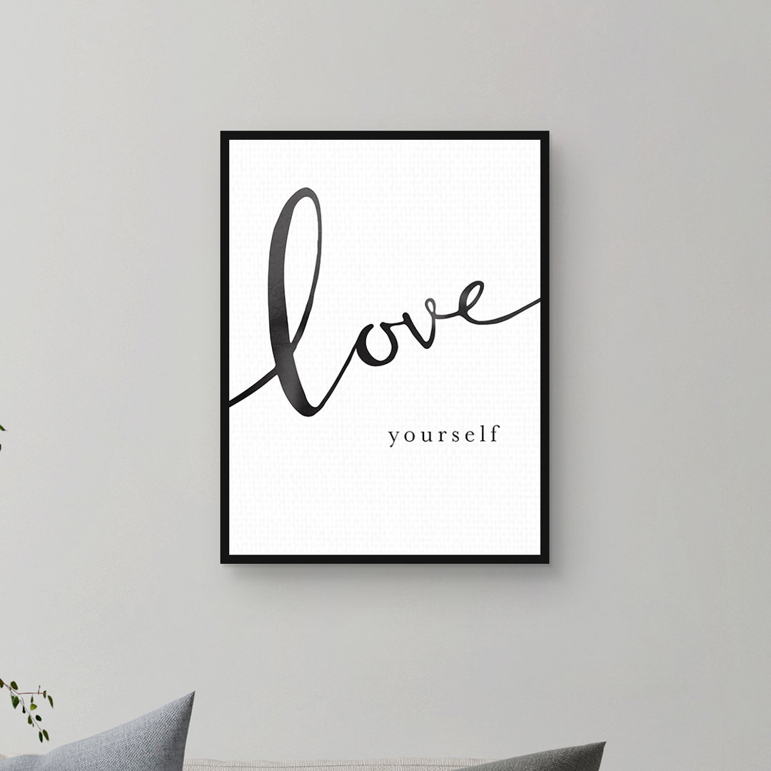 " Love Yourself " by Clara Wells Red Barrel Studio®
