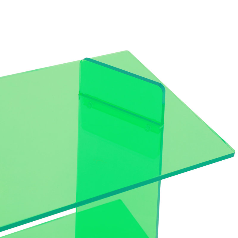 3 Tier Acrylic Bookshelf Storage Stand, Green