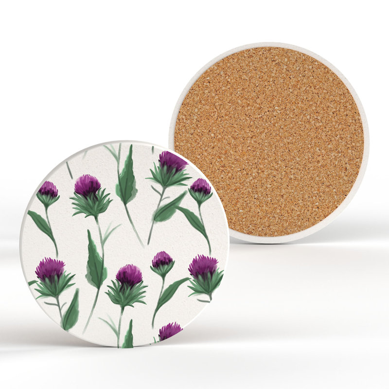 Kana Ceramic Round 1 Piece Coaster