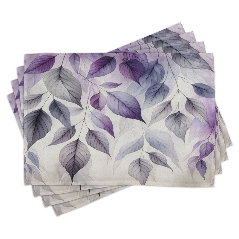 Polyester Floral Rectangle Placemat