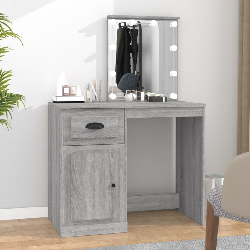 Bellefontaine Dressing Table, Grey Sonona